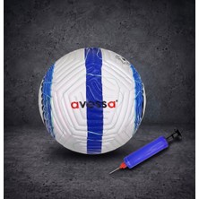 Muon Sports Çocuk ve Gençlere Özel Kaliteli Pompa Hediyeli  4 Astar Makine Dikişli O Desenli No:5 Futbol Topu