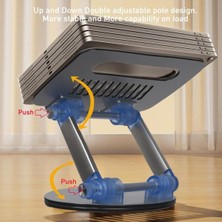 Happy Trend Taşınabilir Katlanabilir Folding Alüminyum Dizüstü Bilgisayar Notebook Stand Alüminyum Ayarlanabilir Açı ve Katlanabilir Portatif Rahat Kullanım 11 Inç 17 Inç Laptop Stant | S4