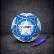 Muon Sports Çocuk ve Gençlere Özel Kaliteli Pompa Hediyeli  4 Astar No:5 Sim Figürlü Futbol Topu