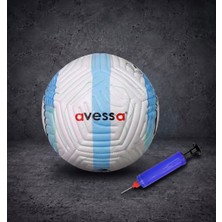Muon Sports Çocuk ve Gençlere Özel Kaliteli Pompa Hediyeli  4 Astar Makine Dikişli O Desenli No:5 Futbol Topu