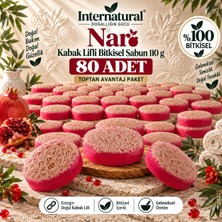 Dermolive Internatural Nar Kabak Lifli Bitkisel Sabun 80'li Paket (80 x 110 G)