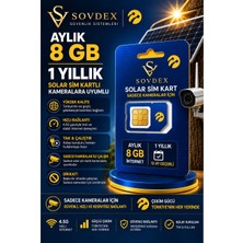 Sovdex Turkcell Data Sim Hattı Aylık 8 GB 1 Yıl 100 GB