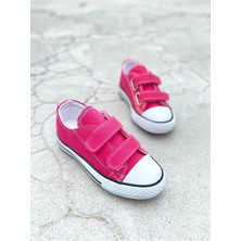 NeSe Shoes Keten Kız Çocuk Spor Ayakkabısı Sneaker — Pembe