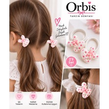 Orbis Tarzın Dünyası Çiçek Desenli Fiyonk Saç Tokası – 2’li Set