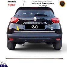 Ebal Oto Renault Captur Krom Bagaj Alt Çıtası 2013-2019 P.çelik