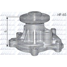 Dolz T224 Devirdaim Su Pompasi Toyota Yaris 1.0l 1sz-Fe SCP10 03-05 / 1.3l 2sz-Fe SCP12 SCP90 03-09 (4 Delik Flanş) 1610029125-1610009141