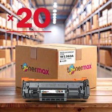 tonermax Hp Laserjet Mfp M236SDW Muadil Toner Çipli W1360A 20'li 1.150 Sayfa