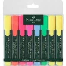 Faber Castell 48 Adet Fosforlu Kalem 8x 2024 Ölçülerle Kırtasiye Seti