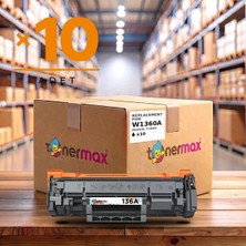 tonermax Hp Laserjet Mfp M236DW Muadil Toner Çipli W1360A 10'lu 1.150 Sayfa