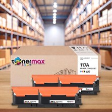 tonermax Hp Color Laser Mfp 178NW Muadil Toner Seti Çipli 117A Cmyk 4 Renk