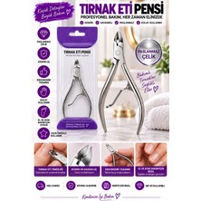 Yenilig Profesyonel Tırnak Eti Pensi – Paslanmaz Çelik Keskin Uçlu Manikür Pedikür Eti Temizleme Pensi