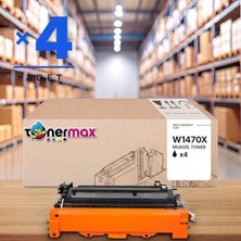tonermax Hp Laserjet Enterprise M610DN Muadil Toner Çipli W1470X 4'lü 25.200 Sayfa