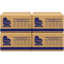 Linay Ultra Soft Z Katlama Dispenser Havlu 2 Katlı 200 Yaprak 48 Paket – 4 Koli