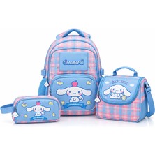 Cinnamoroll Lisanslı Okul Seti ( Sırt Çantası, Beslenme Çantası, Kalemlik