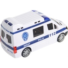 Mey İthalat Mey Ithalat®  112 Polis Imdat 3D Işıklı Sesli Polis Aracı