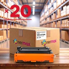 tonermax Hp Laserjet Enterprise M611X Muadil Toner Çipli W1470A 20'li 10.500 Sayfa