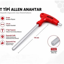 Eltos ETA004 T Tipi Altı Köşeli 4 mm T Tipi Alyan Allen Anahtar 4 mm