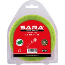 Sara S694 3,5 mm x 41 M Altıgen Tırpan Misinası