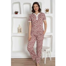 Acerteks Pamuklu Kadın Pijama Takımı