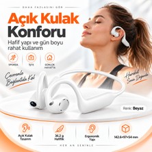 Ayers 8 Mp Kameralı Kemik Iletimli Bluetooth Kadın Erkek Spor Kulaklık, Sony IMX219 Sensör, Açık Kulak Tasarım, Çift Mikrofon Gürültü Azaltma, Dokunmatik Kontrol, Aı Çeviri Kayıt Özellikli Akıllı Kulaklık