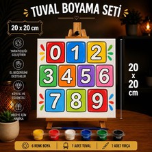 Mervin Store Çocuk & Yetişkin Tuval Boyama Seti