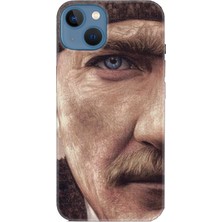 Teknoba Store Iphone 13 / 14 Uyumlu Atatürk Potreli Telefon Kılıfı