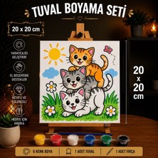 Mervin Store Çocuk & Yetişkin Tuval Boyama Seti
