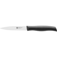 1001 Twin Grip Soyma Doğrama Bıçağı, 10 Cm, Siyah