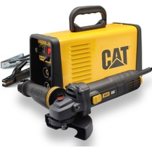 1001 DZ141T 140 Amper Tıg Lıft/mma Çanta Tipi Profesyonel Dijital Inverter Kaynak Makinesi + Cat DX37 A