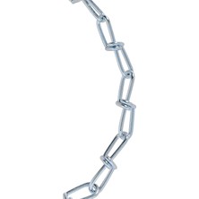 1001 Koch A15922 Çift Halka Zincir, 2/0 x 20 Ft, 115 Kg, 2/0, Çinko Kaplama