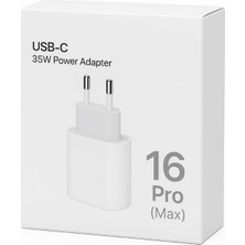 Mobil Go 35W Usb-C Xiaomi , Iphone , Samsung Uyumlu Hızlı Şarj Aleti Başlığı Adaptörü 35 Watt