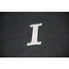 1001 Benim Marifetlerim - I Harfi Gümüş Pleksi 4 cm