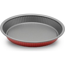 1001 Loose Tart Kalıbı Kırmızı 28 Santimetre