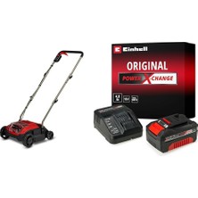 1001 Gc-Sc 18/28 Ds Li-Solo, Akülü Çim Havalandırma + Einhell 18V 4,0 Ah Pxc Starter Kit, Akü & Şar