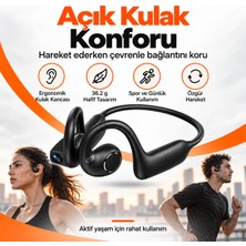 Ayers 8 Mp Kameralı Kemik Iletimli Bluetooth Kadın Erkek Spor Kulaklık, Sony IMX219 Sensör, Açık Kulak Tasarım, Çift Mikrofon Gürültü Azaltma, Dokunmatik Kontrol, Aı Çeviri Kayıt Özellikli Akıllı Kulaklık