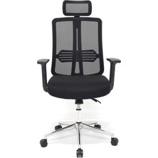 1001 Comfort Black Krom Yönetici Koltuğu Ofis Çalışma Koltuğu
