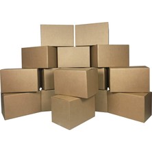 1001 Uboxes Küçük Taşınma Karton, 40,6 x 25,4 x 25,4 cm 15 Paket (BOXMINISMA15)