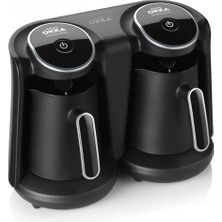 1001 Arzum OK006-K Okka Minio Duo Türk Kahvesi Makinesi, 8 Fincan Kapasite, 880 W, Krom