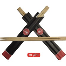 1001 Bambu Çin Çubuğu Chopsticks 50 Çift