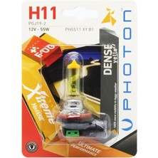 1001 H11 Xtreme Civciv Sarısı Far Ampulü, 12V - 55W