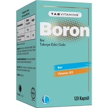 1001 Boron 120 Bitkisel Kapsül Bor 3 Mg Vitamin B2