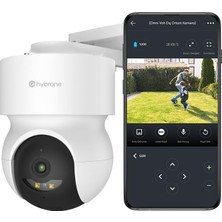 1001 Omni Volt Dış Ortam Wi-Fi Akıllı Kamera, Renkli Gece Görüşü, 360 Derece Görüntüleme, Ins
