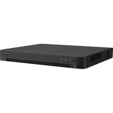 1001 Gravador Dvr Hikvision 5n1 Gama Pro 16/24 Canais Ip 3k Preto- IDS-7216HQHI-M2/XT