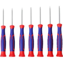 1001 WP200510 7 Parça Profesyonel Cr-V Manyetik Hassas Torx Tornavida Seti