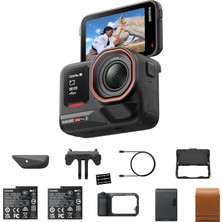 1001 Ace Pro 2 Flash Print Paketi – 8k Suya Dayanıklı Eylem Kamerası, 1/1,3 Inç Sensör, Çift Aı
