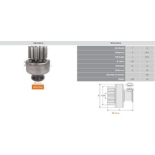 Zen 1648 Mars Dislisi 12 Dıs Cummins Motor / Ford Cargo 1622 - 2422 - 2425 - 2630 / International Navistar 35260838