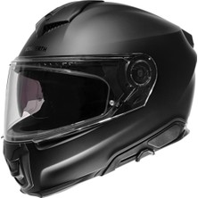 1001 S3 Kapalı Motosiklet Kaskı-Matt Black-59-L