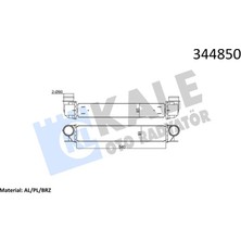 Kale 344850 Turbo Raturbo Radyatoru Bmw E39 M47 M57 17512247359