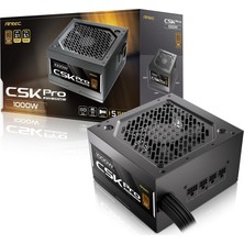 1001 CSK1000 Pro Ec 1000W 80+ Bronze Yarı Modüler Gaming (Oyuncu) Güç Kaynağı