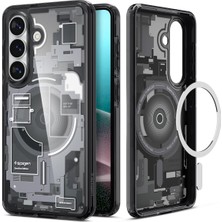 1001 Galaxy S26 Plus ile Uyumlu Magnet Kılıf Ultra Hybrid Mag Fit Sararmaya Dayanıklı Siyah Şeffaf K